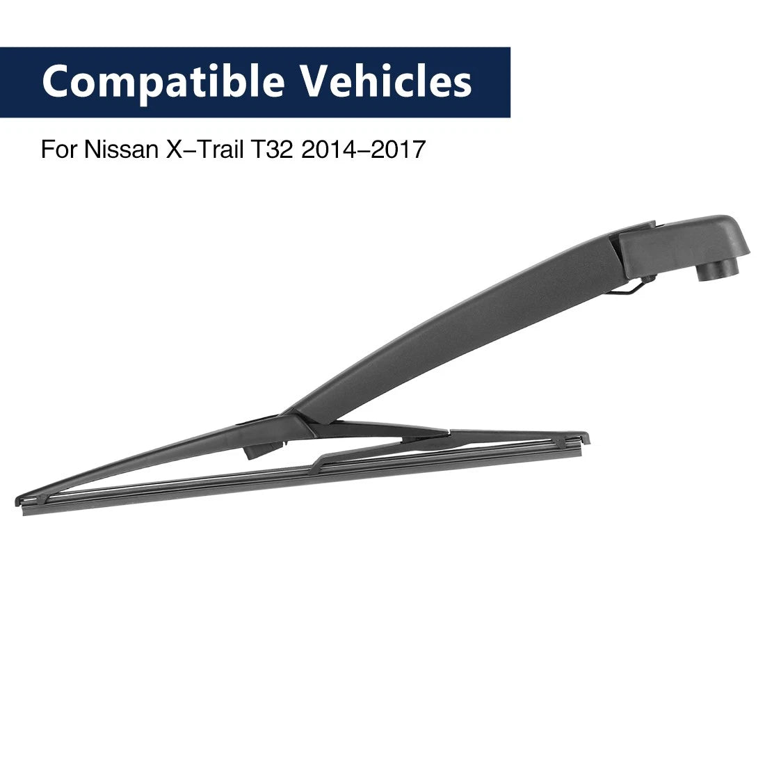 Set of 2 Rear Windshield Wiper Blade Arms for Nissan X-Trail T32 (2014–2017)