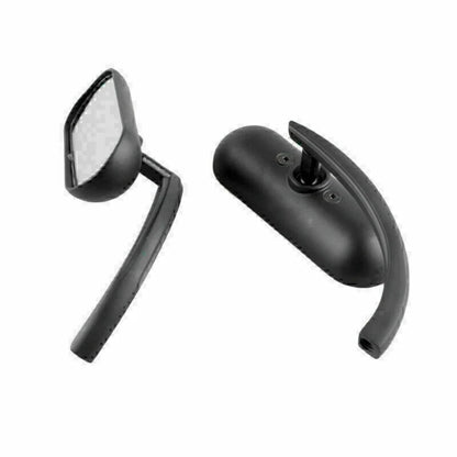 Pair of 8mm/10mm Motorcycle Handlebar Side Rearview Mirrors for Chopper Cruiser