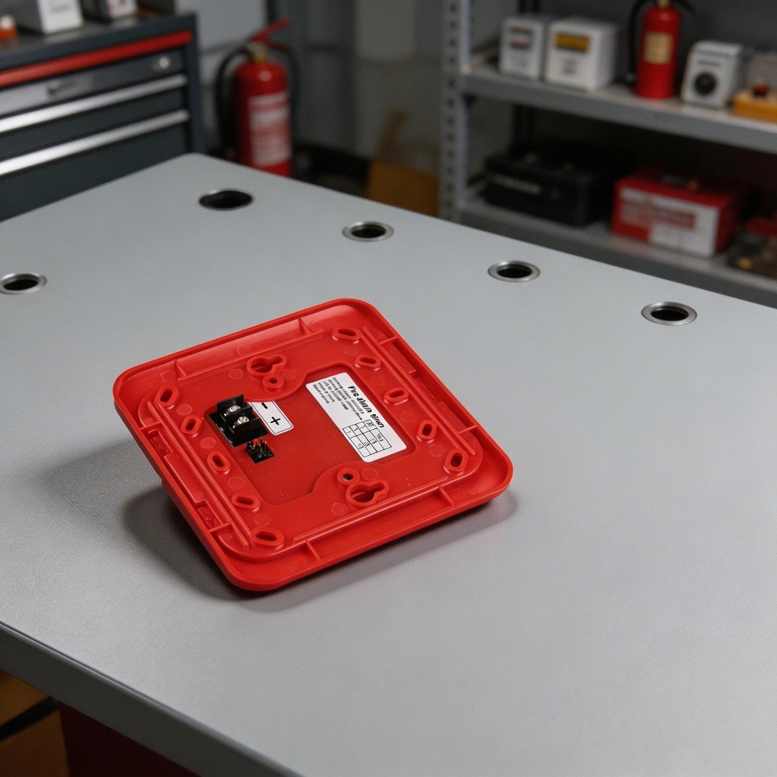 Audible and Visual Alarm Siren with LED Strobe Light for DC 12 24 Volt