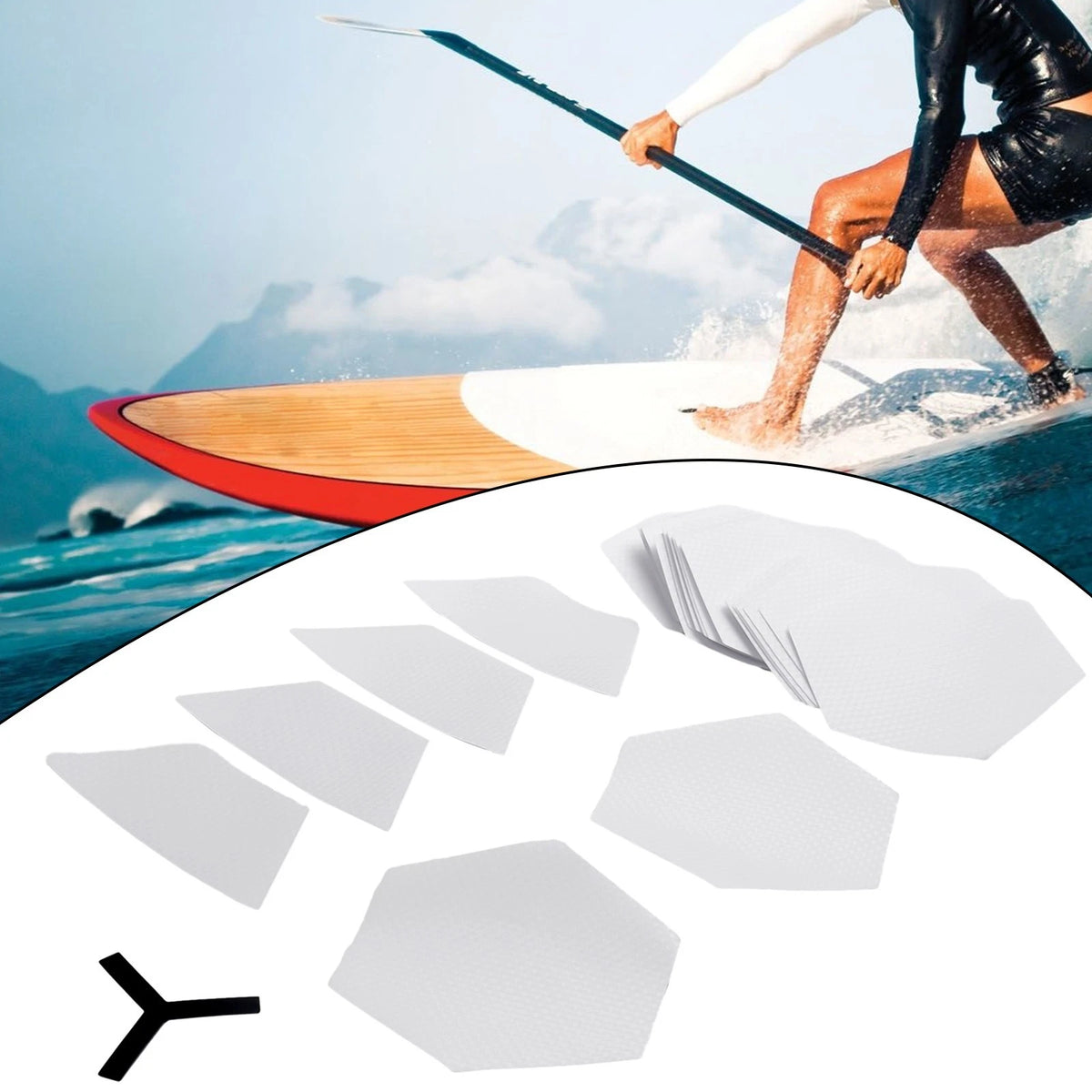 Non-slip Stickers for Surfboard (No Year Range Provided)