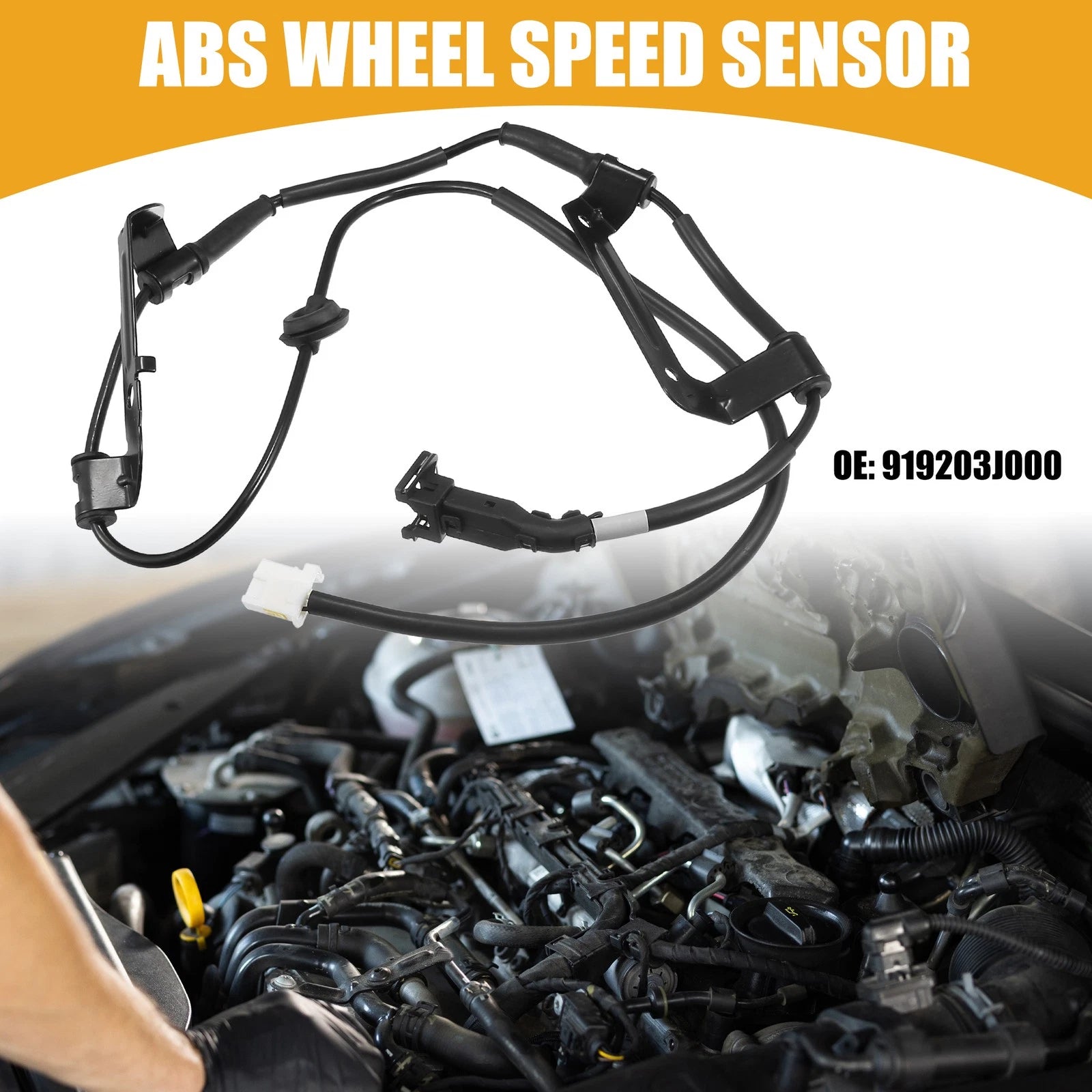 ABS Wheel Speed Sensor Rear Left for Kia Sorento (2009–2012)