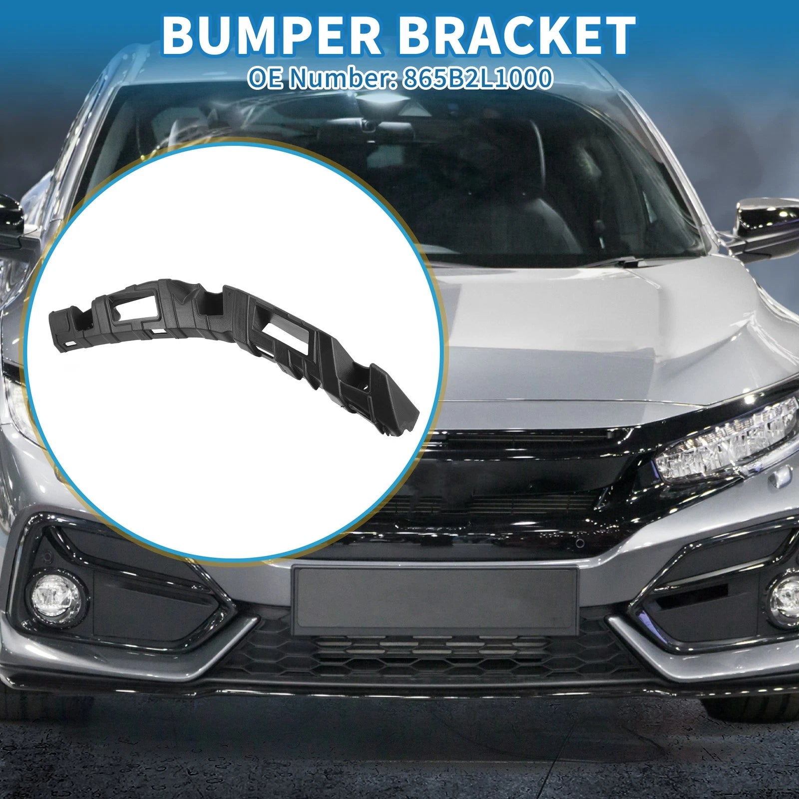 Right Front Bumper Retainer Bracket for Hyundai Sonata (2020–2023)