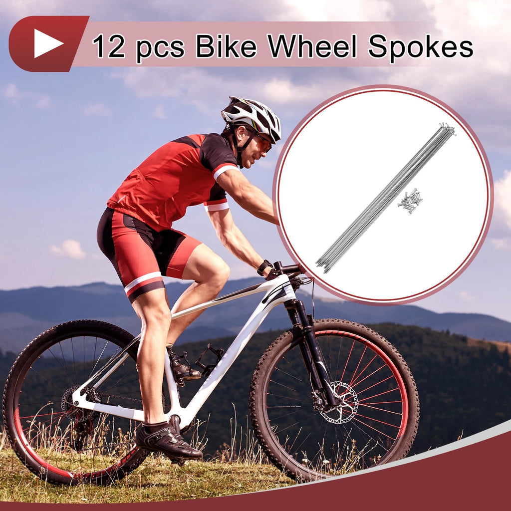 Bicycle Spokes Replacement 304 Stainless Steel for 285mm Wheel (All) (14G)