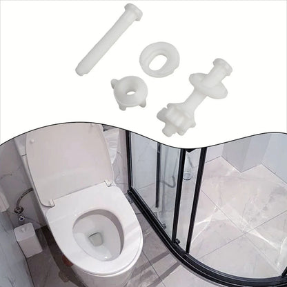 2X Toilet Seat Repair Kit Hinges for Bathroom