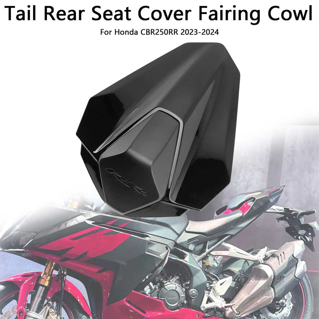 Rear Tail Pillion Seat Fairing Cover for Honda CBR250RR (2023–2024) Black