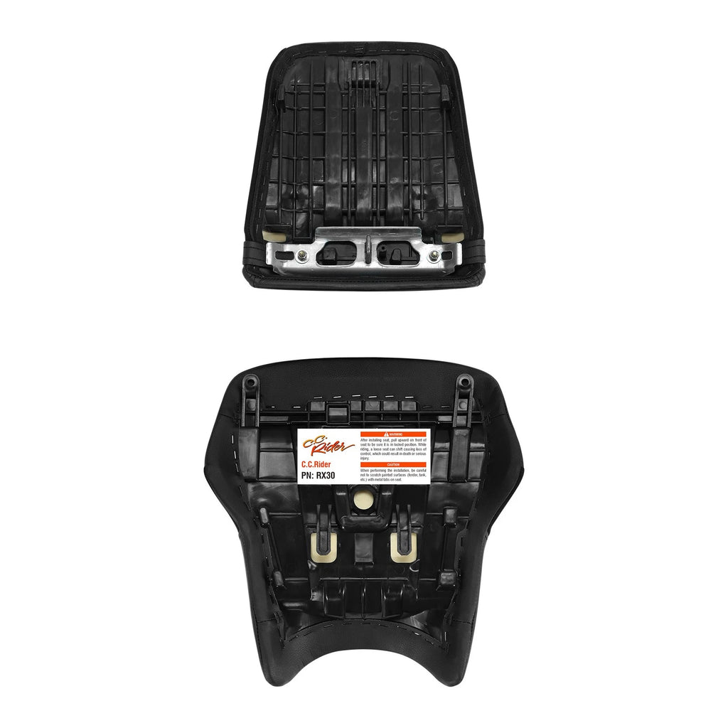 Black Driver & Passenger Seats for Honda CBR600RR (2003–2004)
