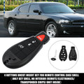 Keyless Entry Remote Key Shell Cover 4 Button for Dodge Chrysler (2011–2018)