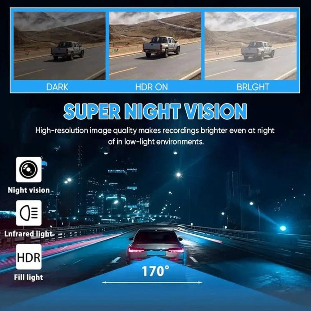 360 Dash Cam System for Nighttime Driving