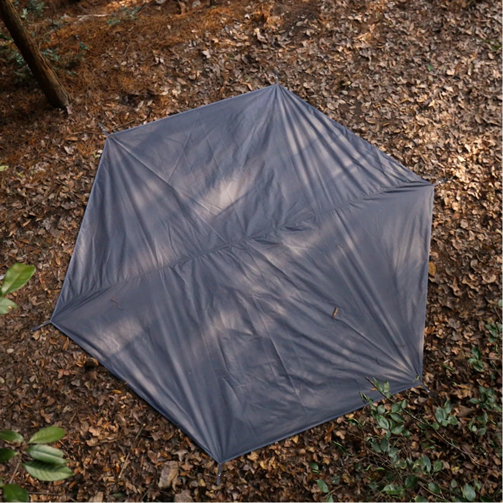 Hexagonal Ground Sheet Tent Footprint Pad Waterproof Lightweight
