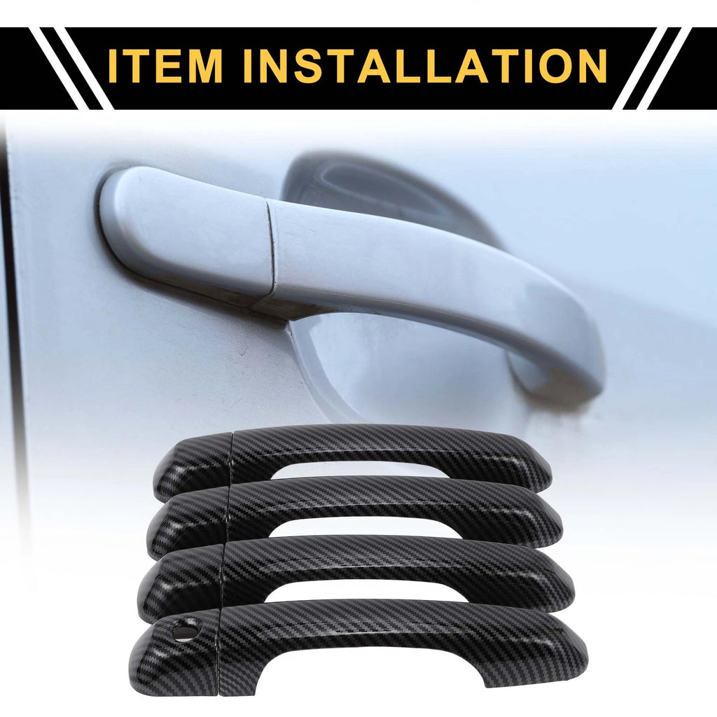 4 Pcs Exterior Door Handle Covers Replacement for Toyota 4Runner (2010–2019)