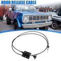 Hood Release Cable Replacement for Dodge D150 D250 W150 W250 Ramcharger (1990–1993)