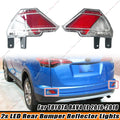 2X LED Rear Bumper Reflector Light Stop Lamp for Toyota RAV4 (2016–2018)