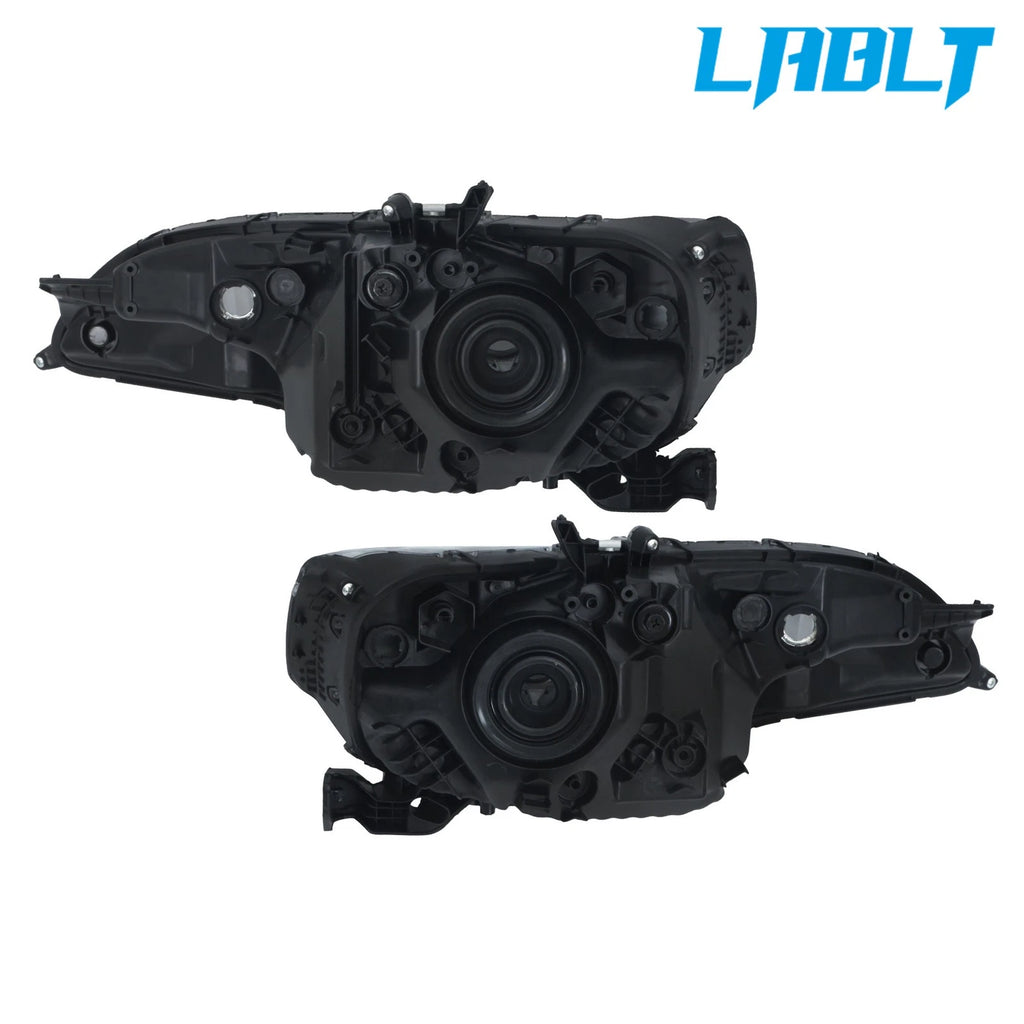 Set of 2 Chrome Halogen Headlights Assembly for Honda Fit (2015–2017)