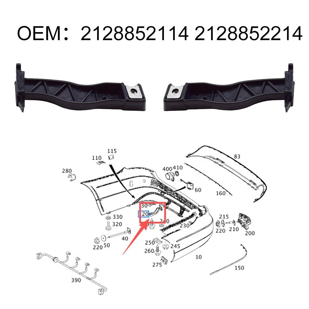 Rear Bumper Bracket for Mercedes-Benz E-Class W212 (2010–2016)