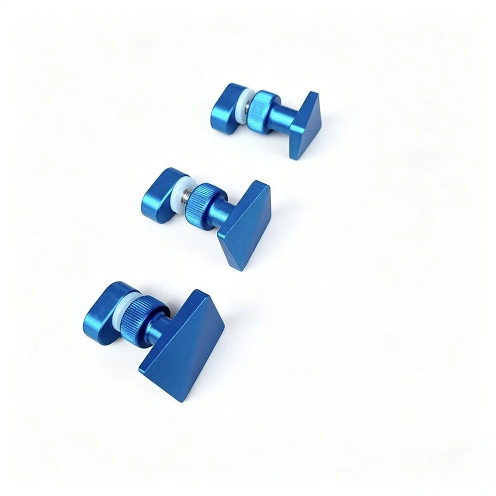 Aluminum Alloy Car Dent Repair Kit - 2x Pull Tabs (3x3cm, 2.5x2.5cm, 2x2cm)