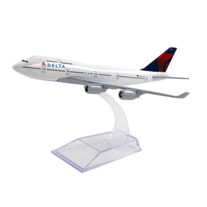 1/400 Scale Delta B747 Alloy Plane Model (Static Display)