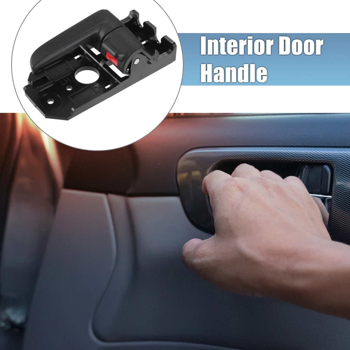 Front Left Interior Door Handle for Kia Spectra (2004–2006) No. 826102F0008