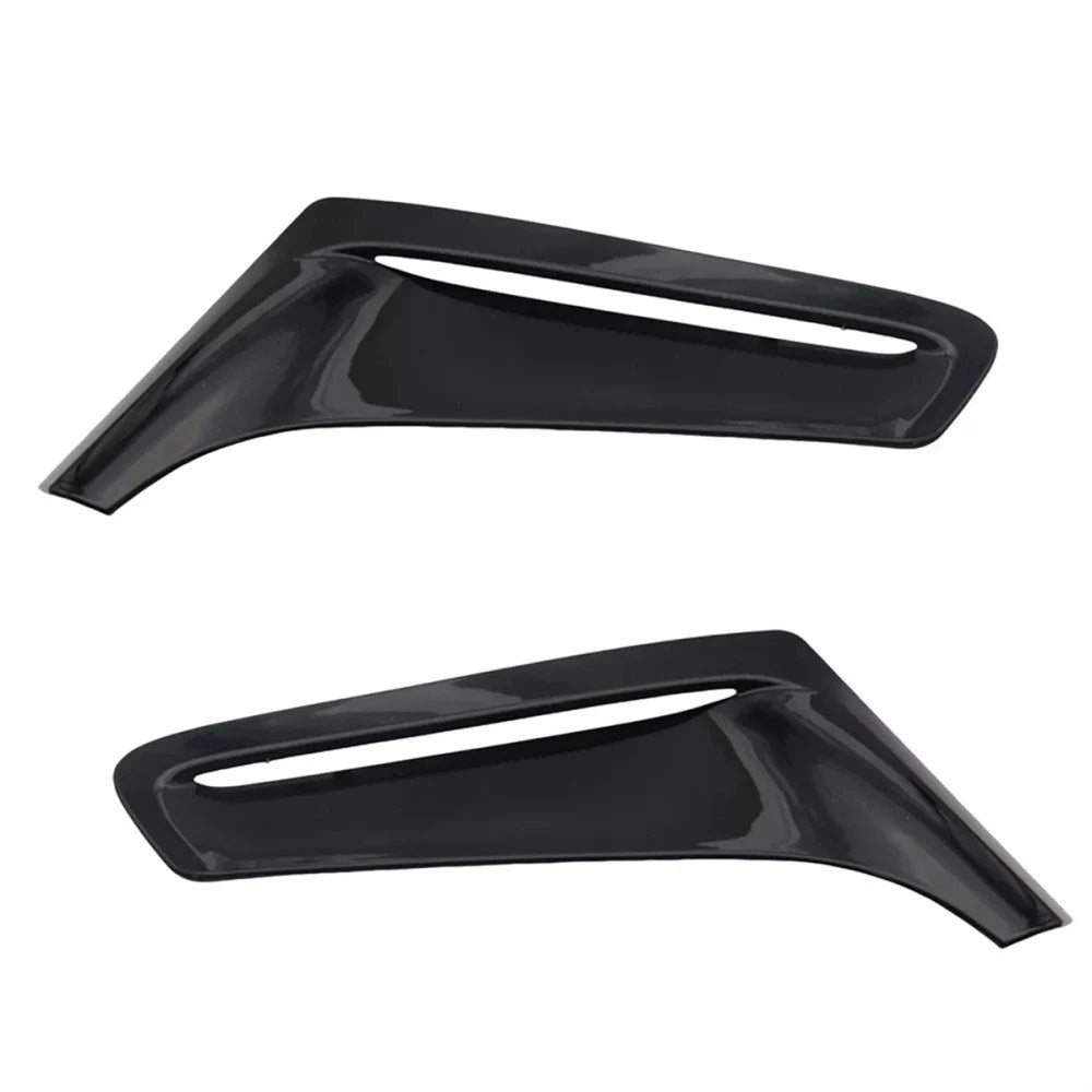 2Pcs Glossy Black Side Air Duct Molding Trims for BMW G12 7-Series (2016–2019)
