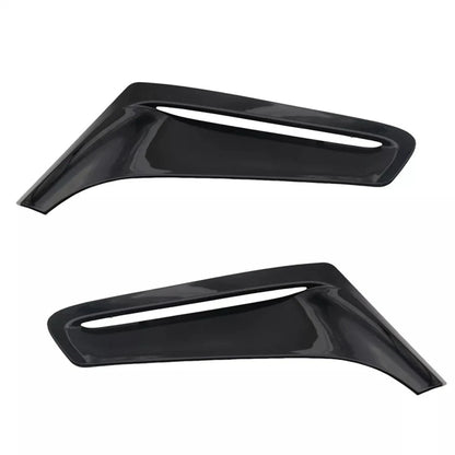 2Pcs Glossy Black Side Air Duct Molding Trims for BMW G12 7-Series (2016–2019)