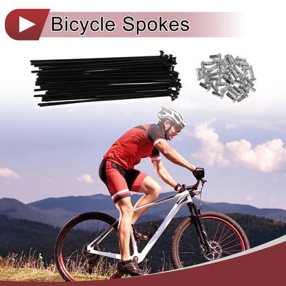 Bike Wheel Spokes 159mm 45 Steel Black for 36 Hole Set (2000–2010)