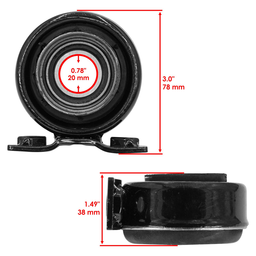 Universal Drivshaft Bearings Replacement for John Deere 4X4 HPX Gas Diesel (2000–2000)