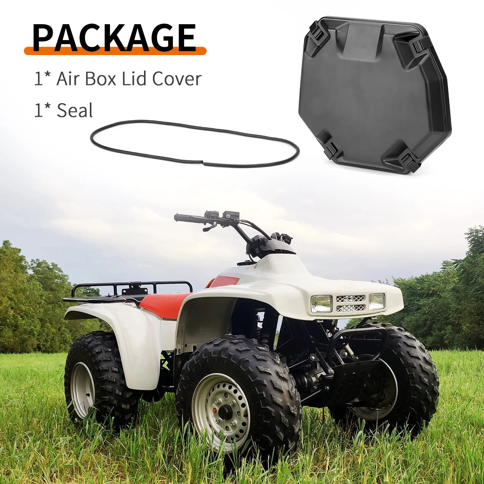 Air Box Lid Cover Cap & Seal for Honda Fourtrax 300 TRX300 (1988–2000)