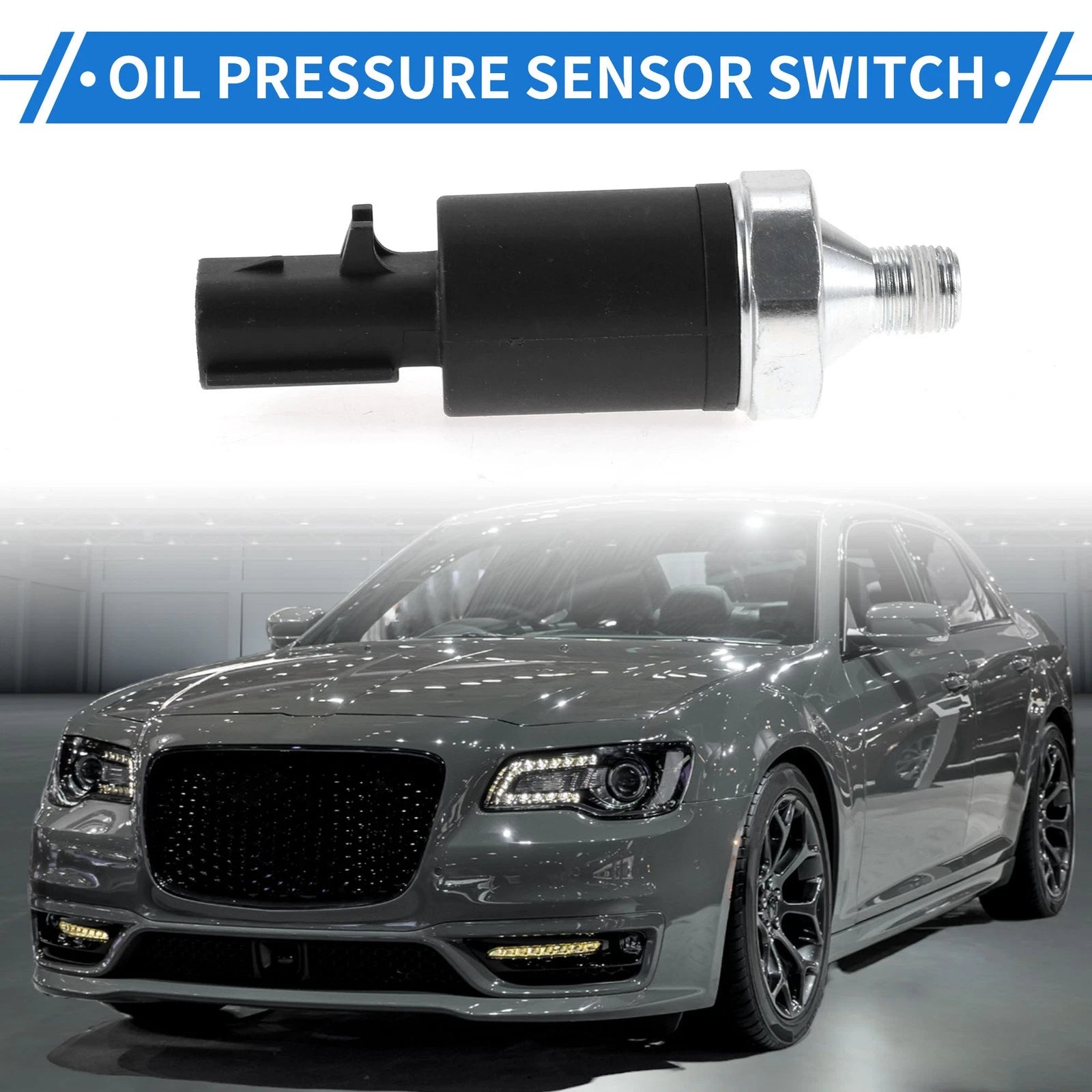 Engine Oil Pressure Sensor Replacement for Dodge Ram 1500 2500 3500 (Metal)