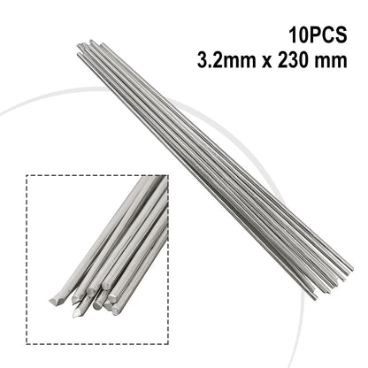 Set of 10 Low Temperature Aluminium Welding Rods 3.2x230mm