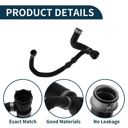 Radiator Hose for Mercedes-Benz GL63 (2013–2015) No. 1665005675 Black