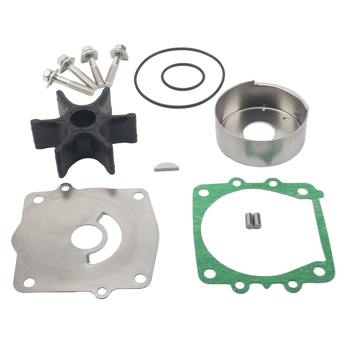 Water Pump Repair impeller Kit Replace Yamaha Outboard 18-3395 18-3396