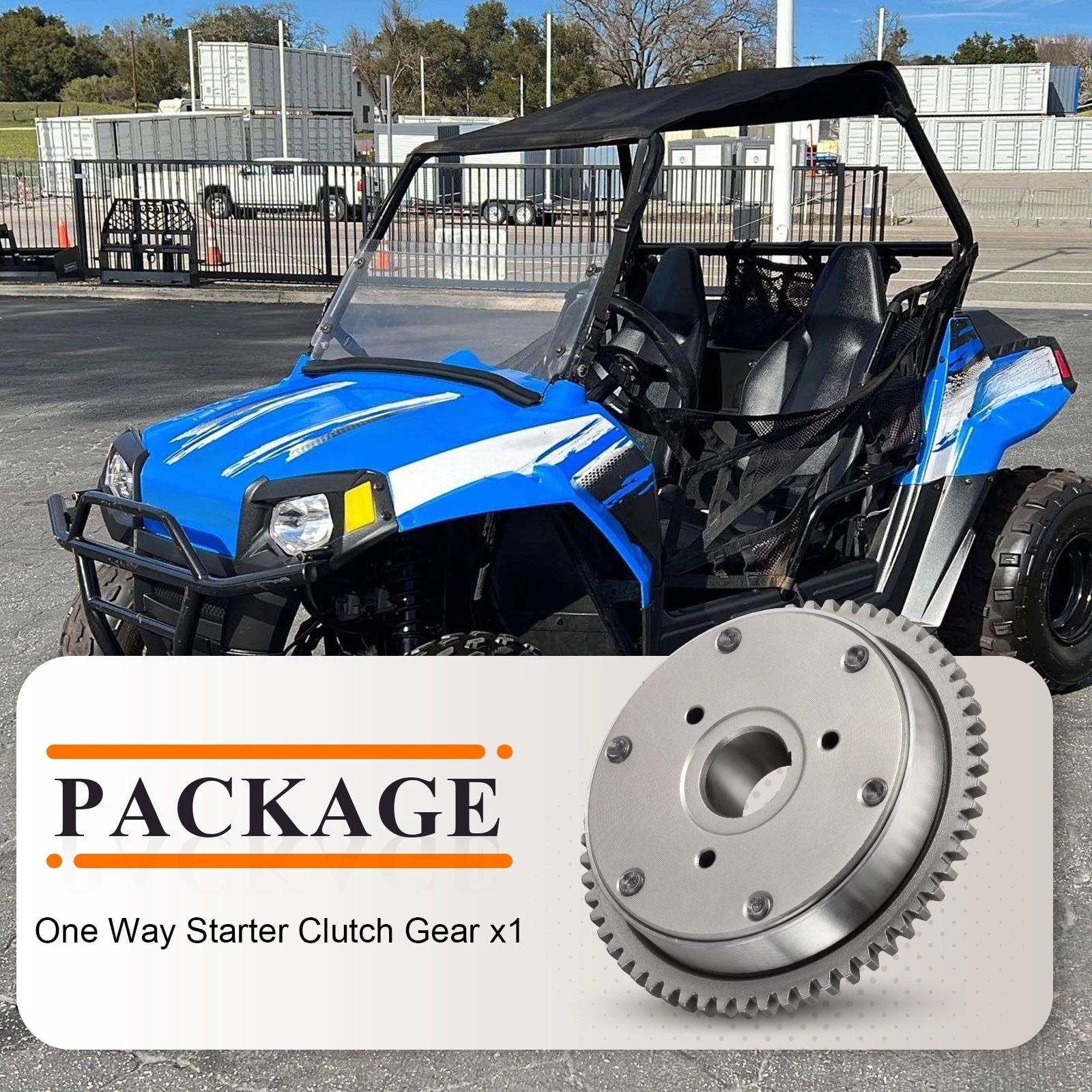 One Way Starter Clutch Gear for Polaris Ranger RZR 170 (2009–2021)