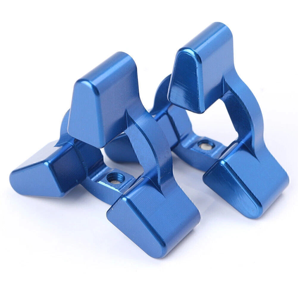 14mm CNC Front Anodized Fork Preload Adjusters Motor BLUE Universal