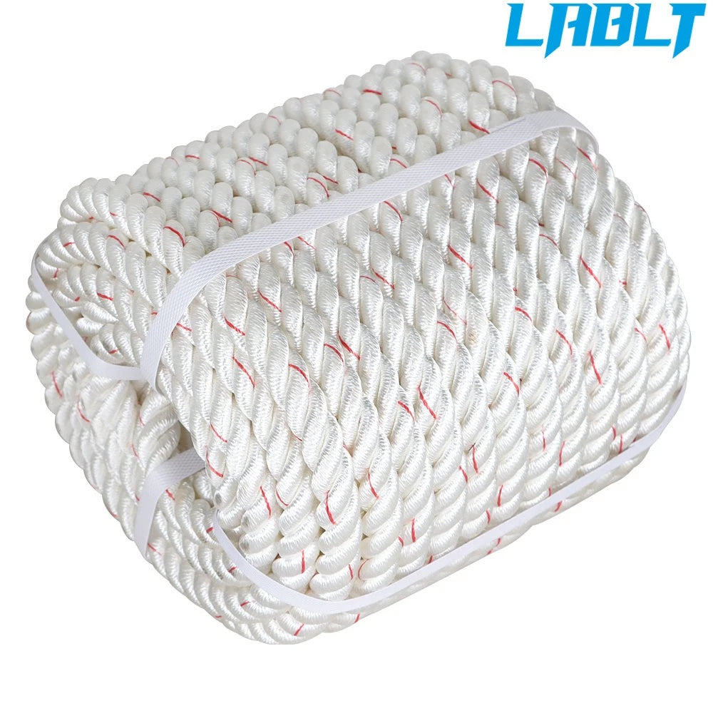 Double Braid Polyester Bull Rope for Arborist Rigging (2038Lb)