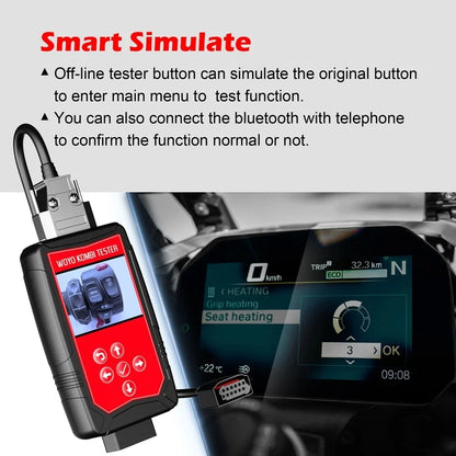 WOYO MOTO002 TFT Display Screen Tester For BMW KOMBI ECU Module Diagnostic Tool