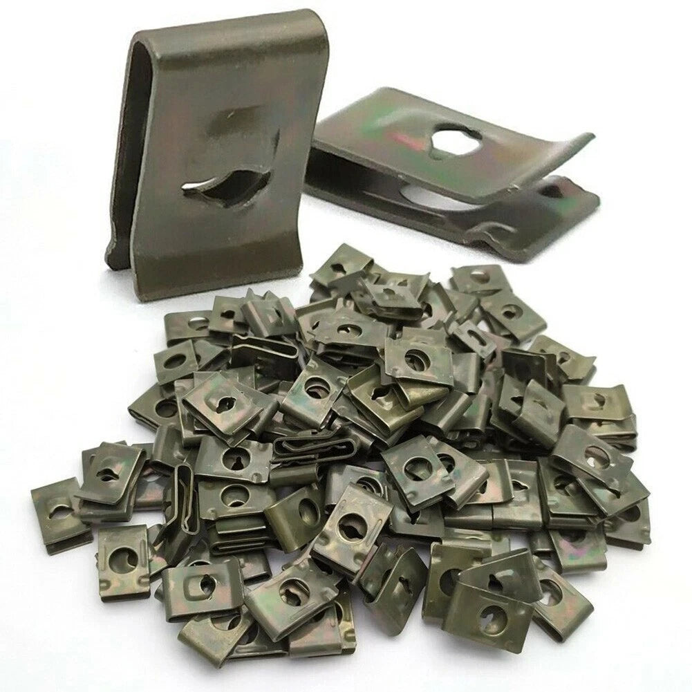 20X U-Type Screw Nut Clips for Fender Bumper (Universal)