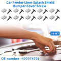 Fender Liner Splash Shield Bumper Screw Kit Set for VW Alltrack (2017–2019)