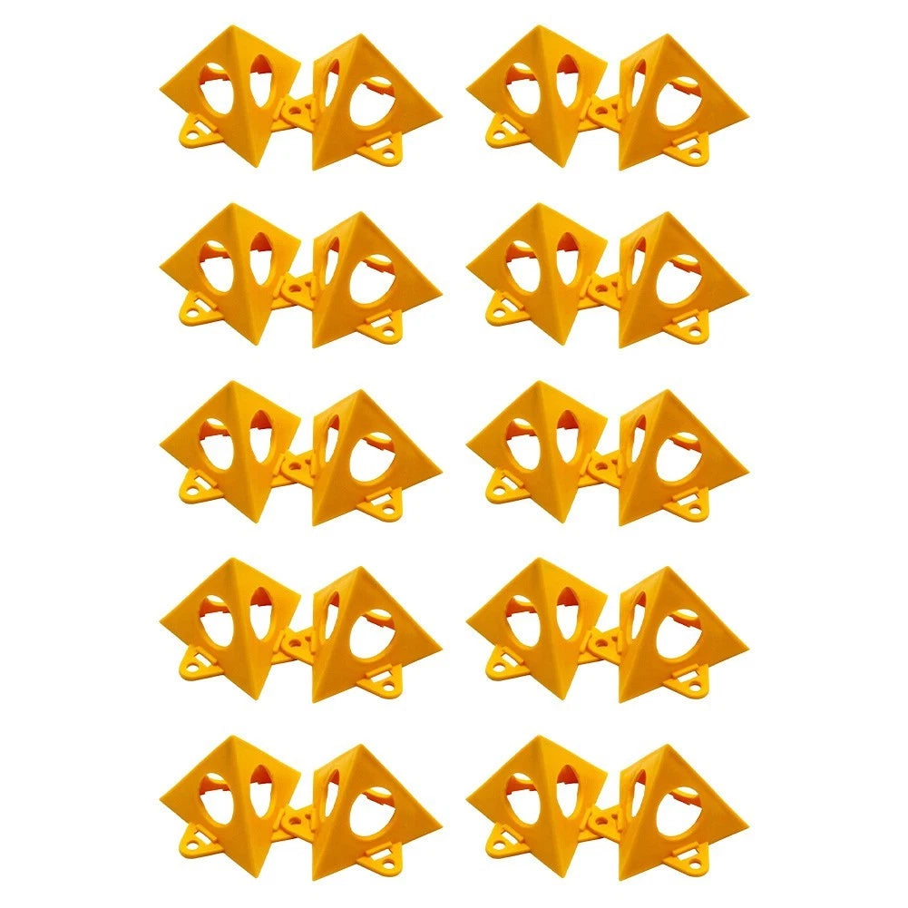 20 Yellow Pyramid Paint Stands for Canvas Furniture Craft Projects