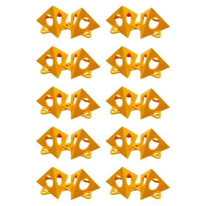 20 Yellow Pyramid Paint Stands for Canvas Furniture Craft Projects
