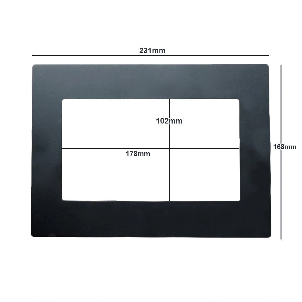 2 Din Frame for Car Dash Panel Replacement Stereo Trim (2010–2020)