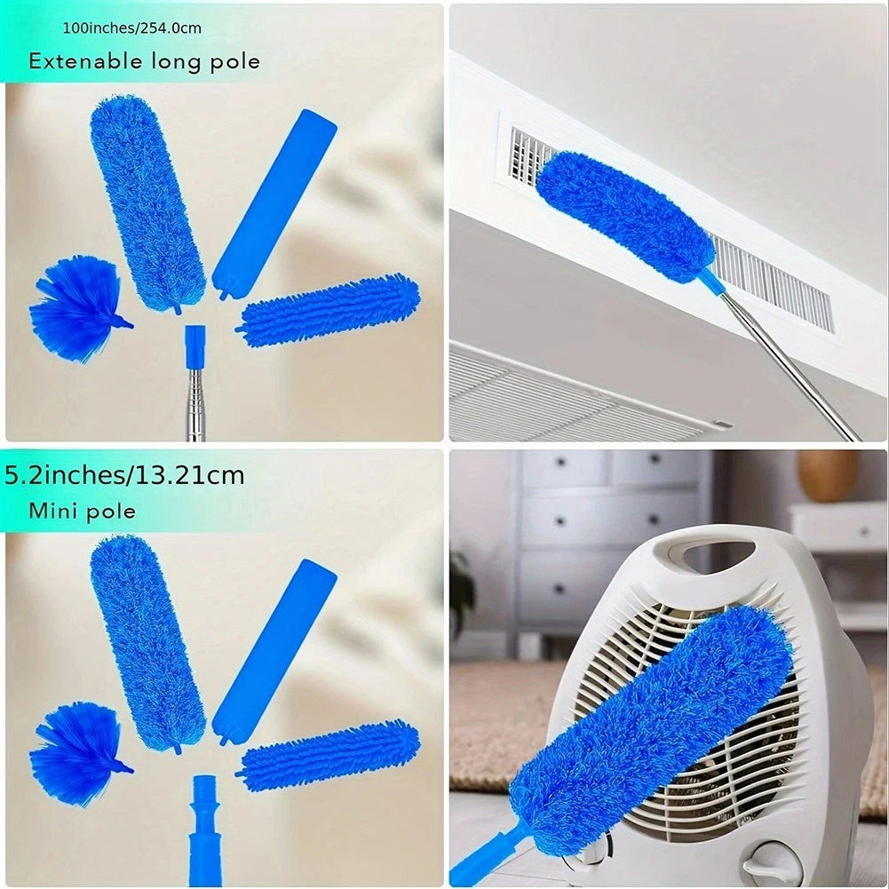 Extendable Cleaning Tool for Spider Webs and High Ceilings