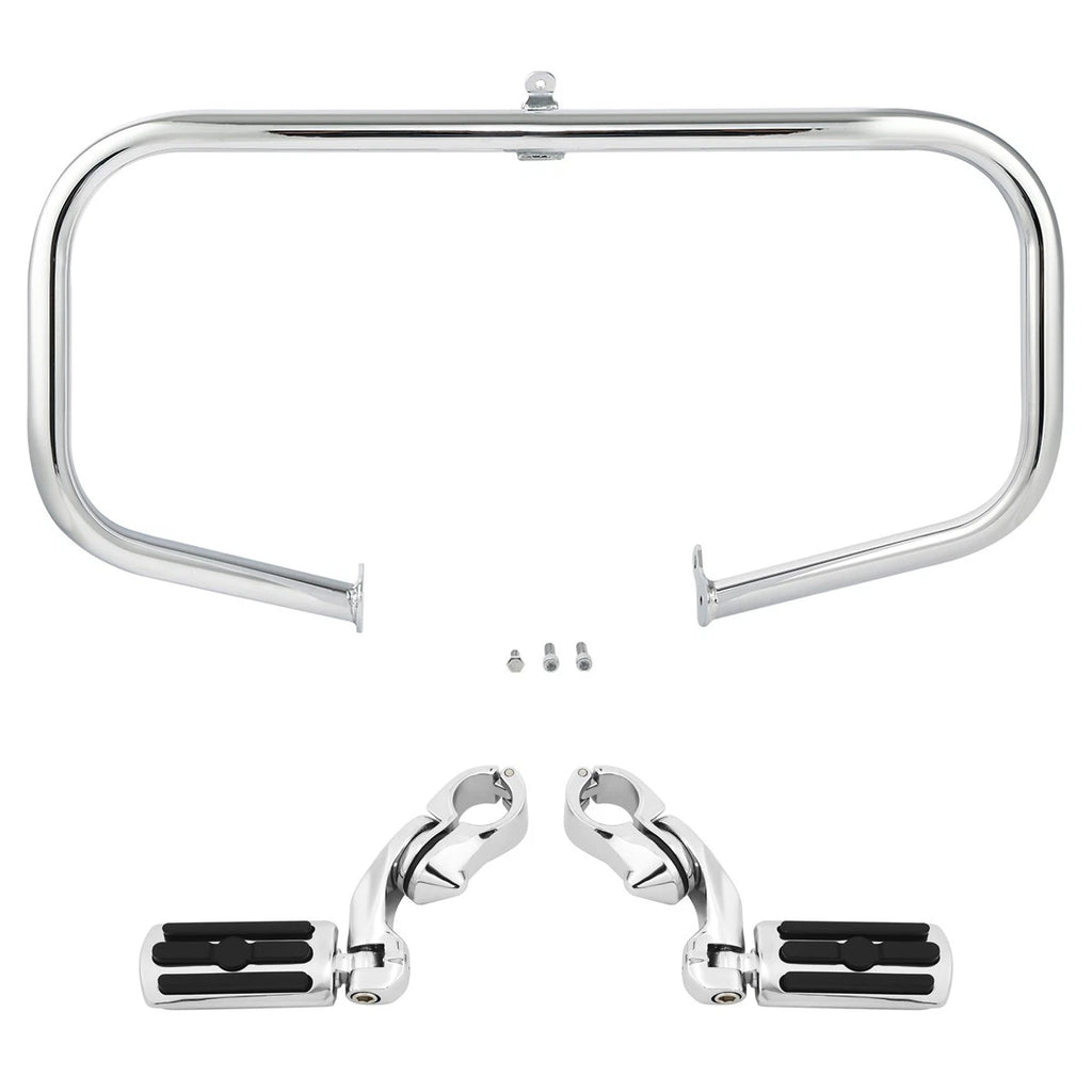 Engine Guard Crash Bar Foot Pegs for Harley Electra Glide (2009–2024)