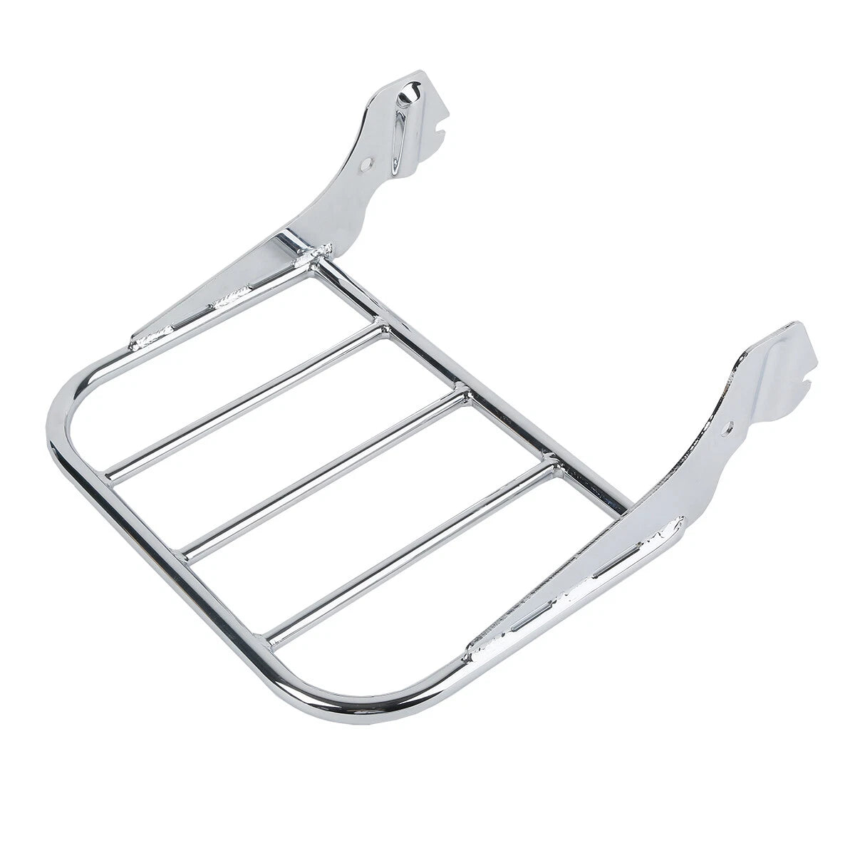 Chrome Detachable Backrest Sissy Bar Luggage Rack for Harley Touring (1997–2008)
