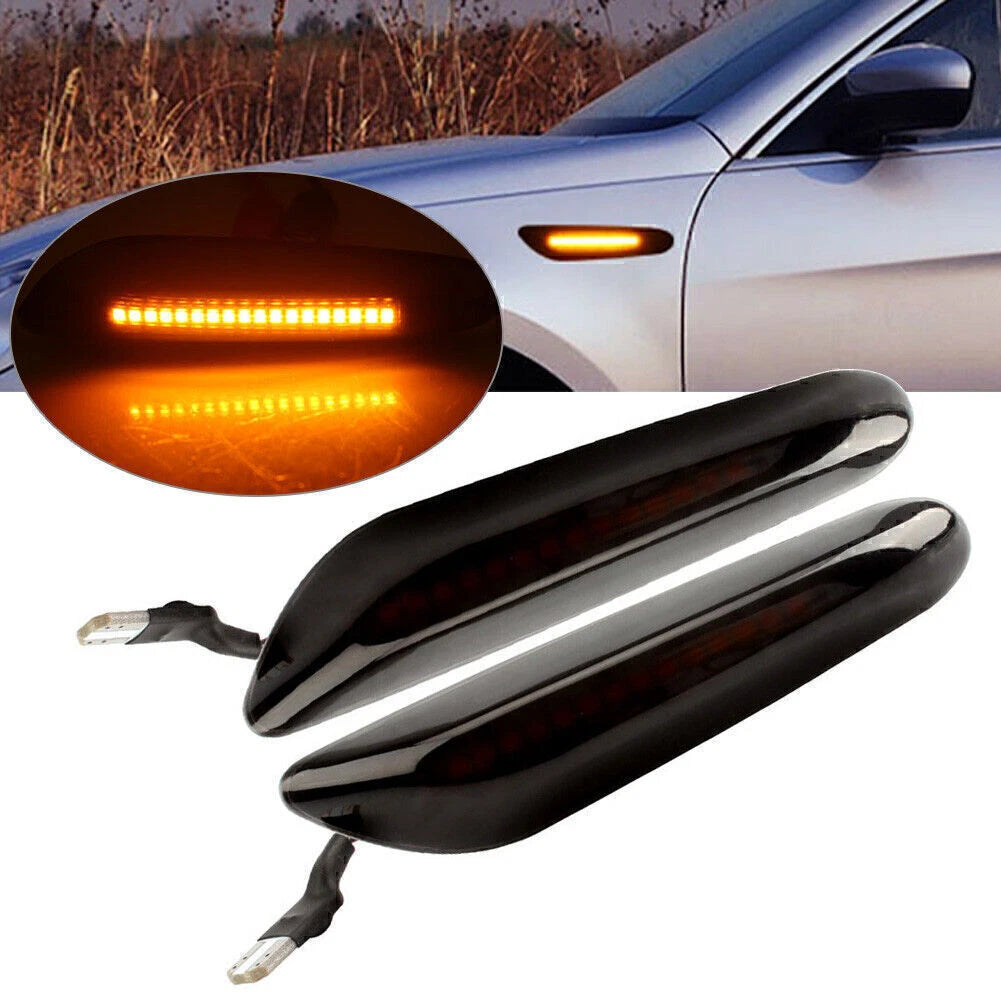 Dynamic Sequential LED Side Marker Turn Signal Light for BMW E90 E92 E82 E88 (2006–2013)