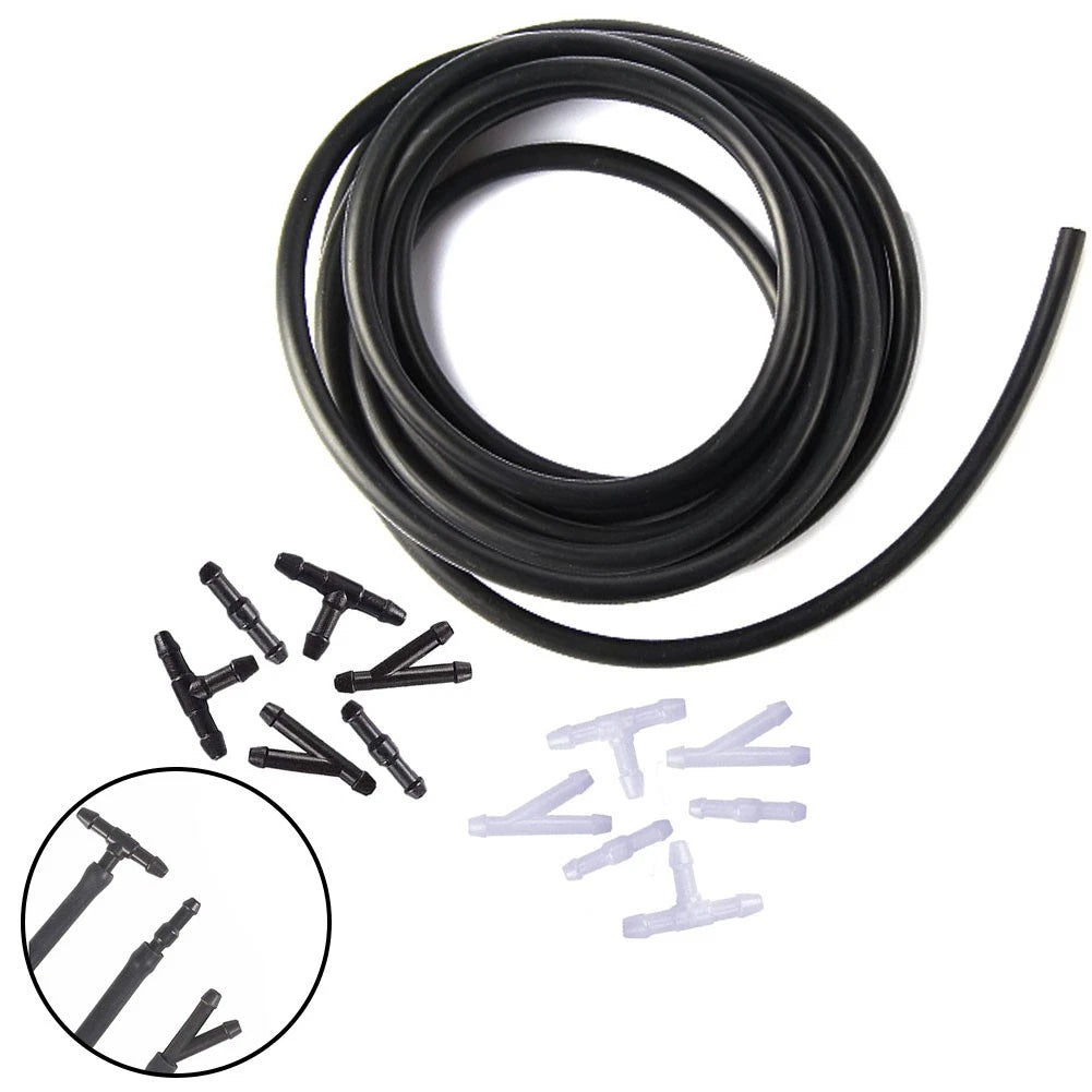 4M Windshield Wiper Washer Nozzle Hose Kit for All Cars (Universal)