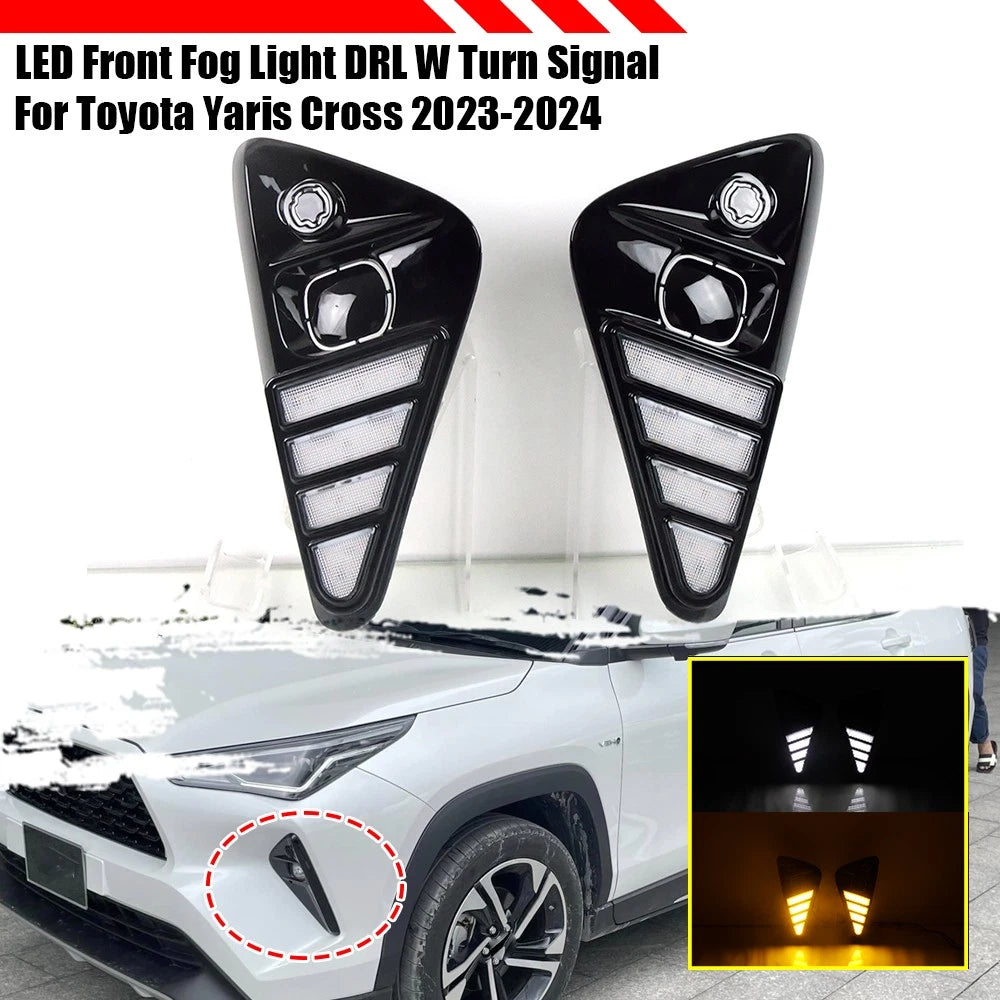 LED Fog Light Bezel Cover for Toyota Yaris Cross (2023–2026)