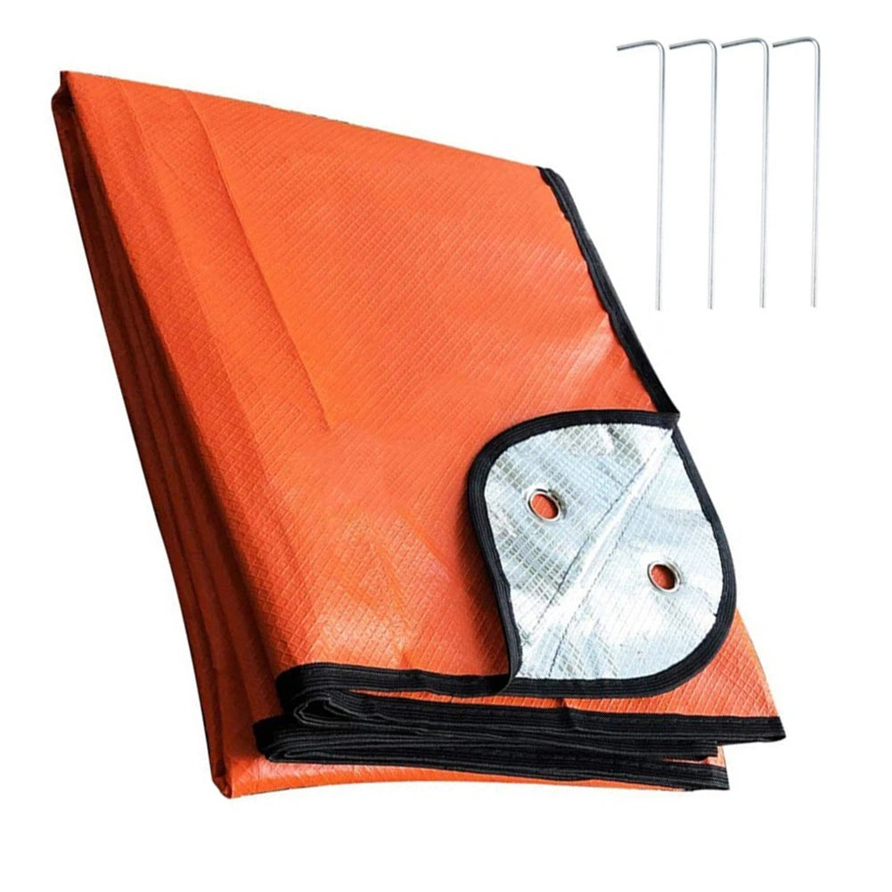 Insulated Thermal Reflective Camping Survival Blanket 82x59 Inches