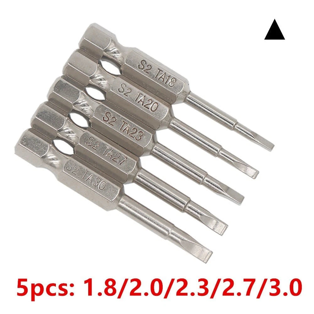5X Magnetic Triangle Head Screwdriver Bits Set TA1.8/TA2.0/TA2.3/TA2.7/TA3.0mm