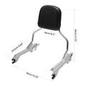Sissy Bar Backrest Docking Hardware Kit for Harley Softail Fat Boy (2018–2023)