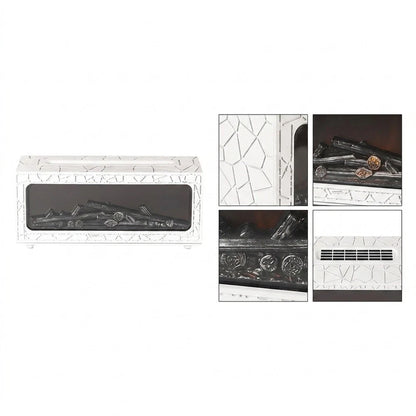 Fireplace Design Diffuser for Home (250ml Large Tank, Soft Mist Technology)