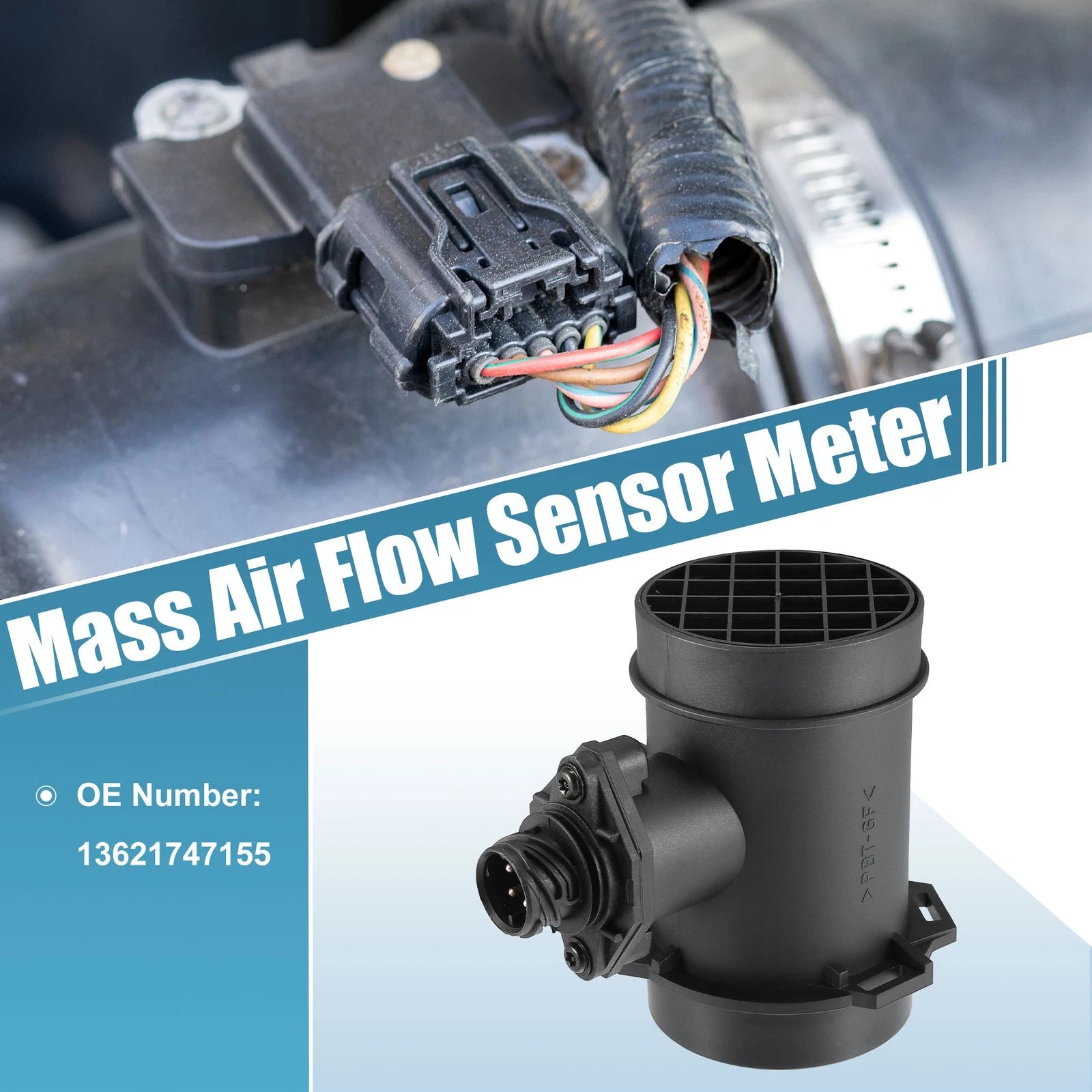 Mass Air Flow Sensor Meter Replacement for BMW M3 (1995–1996)